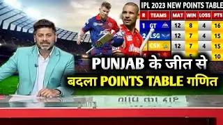 IPL Points Table 2023 - After DC vs PBKS match | IPL Points Table & Playoffs | IPL 2023