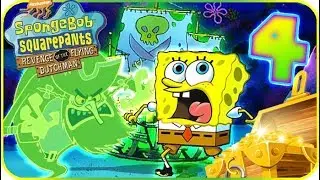 SpongeBob : Revenge of the Flying Dutchman Walkthrough Part 4 (PS2, GCN) 100% Sandy's Tree Dome