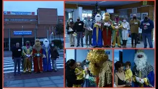 LOS REYES MAGOS REPARTEN REGALOS A PACIENTES DEL HOSPITAL SEVERO OCHOA DE LEGANÉS