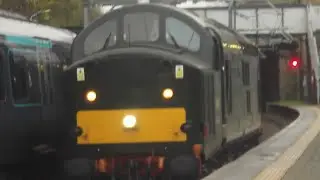 D6817 (37521) running light loco through springburn back in nov