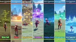 Hypostasis Ultimate Skills | Genshin Impact