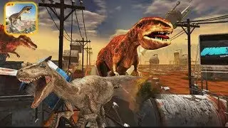 Dinosaur Games Simulator 2019: Tyrannosaurus simulator - Android Gameplay