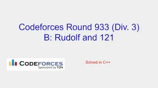 Rudolf and 121 - Codeforces Round 933 (Div. 3) Problem B Solution