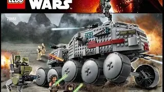 LEGO Star Wars Clone Turbo Tank 75151 Instructions DIY Book