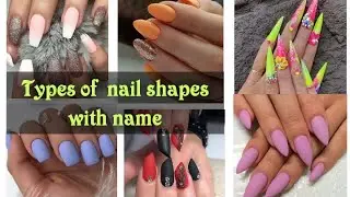Types Of Nail Shapes With Name || different nail shape name
