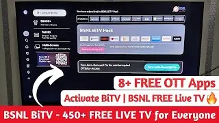 BSNL BiTV: Watch 450+ Live TV Channels on Mobile & Android TV!