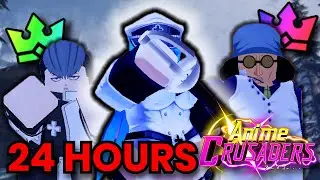 Noob To SECRET ESDEATH In 24 Hours INSIDE ANIME CRUSADERS! (Roblox)