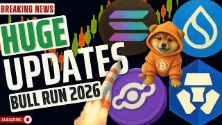 Helium HNT, Solana SOL, Sui, DOG on Bitcoin & Cronos CRO! Bull Run 2026 Updates!