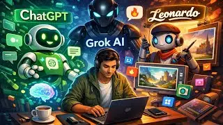 3 AI Tools Se AI Videos Kaise Generate Kare? | ChatGPT, Grok & Leonardo (Live Proof)