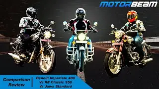 Jawa Standard vs RE Classic 350 vs Benelli Imperiale 400 - Comparison | MotorBeam हिंदी
