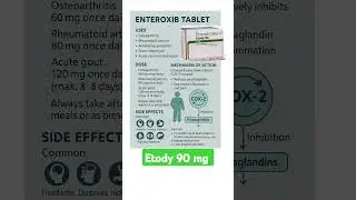 Etody 90 mg tablet,pain killer medicineuses,dose, side-effects #anjeshhealth