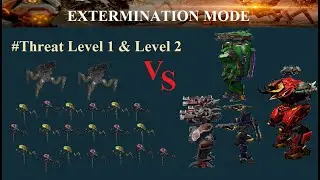 Extermination Mode Level 1 & 2 || War Robots Gameplay || #exterminationmode