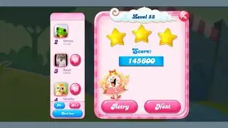 Candy Crush Saga Level 55 || Clear Candy Crush Saga Level 55 || #CandyCrushSaga    @mehedigaming85