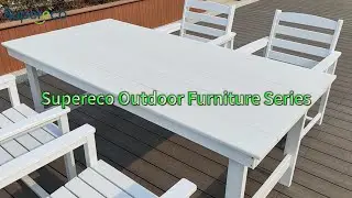 HDPE Adirondack Chair Outdoor #Patio Furniture Weather Resistant Comfortable Garden Lounge Chair