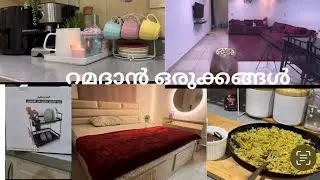 Ramadan preparations 2025#deep cleaning #shopping# #kinder kunafa pistachio  cake#home tour#