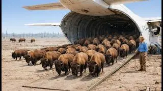 EE.UU Libera 16 Bisontes En Una Tierra 'Muerta',Lo Que Sucedió Después Es Realmente Asombroso