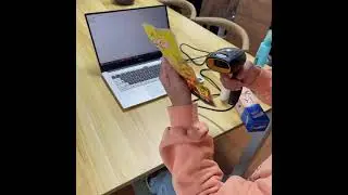 Answk H5400 2D Handheld Barcode Scanner Testing Demo
