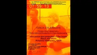 Tereza Stejskalova: Closer Than Diplomats. Third-World Students in Czechoslovakia.