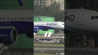 Indigo A321 at Mumbai🇮🇳 #planespotting #indigo #airbus