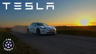 When a Tesla Model 3 meets a dirt road
