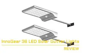 Review - InnoGear 36 LED Solar Gutter Lights