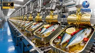 Você Nunca Imaginou Como a SARDINHA ENLATADA é Feita | Mundo Industrial