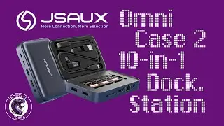 JSAUX OmniCase 2 (10-in-1) Storage Docking Station – Ultimate Kit for Gamers & Digital Nomads