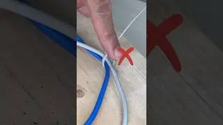 How do you secure electrical cables? #short