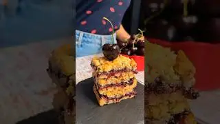CHERRY CRUMB BARS - Unbelievably Delicious Dessert made with Juciest  Cherries from US Northwest