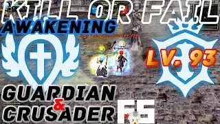 Dragon Nest PvP : Crusader v Guardian Raven Inquisitor Adept Awakening KDN KOF Lv. 93