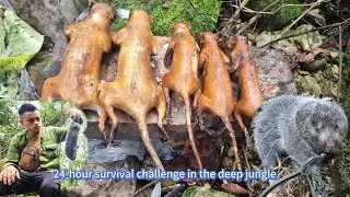 Life in the deep forest was about hunting animals to make delicious meals.