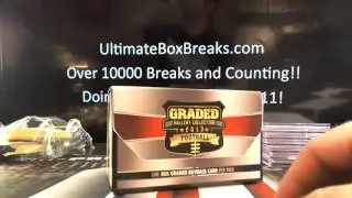 UltimateBoxBreaks.com: Graded Gallery Football Master Case Break #6