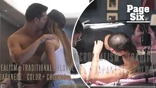 'DWTS' couple Brooks Nader and Gleb Savchenko kiss as they get tattoos together