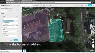 Waze Map Editor: Parking Lot Areas for a Single Business