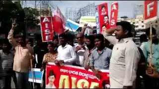 Emacet-2 paper radhuku vathirakam ga AIYF.aiti AISF HYD NZ council himayathnagar Y junction Hyderaba