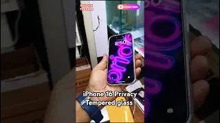 iphone 16 privacy tempered glass protector 🔐Z+ security | best mobile privacy screen guard #iphone16