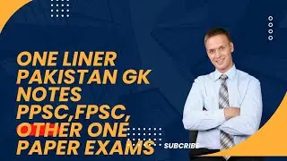 Pakistan Affair one liners notes ppsc FPSC BPSC SPSC and onepaper