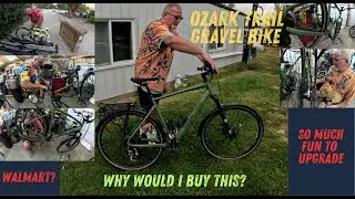 Ozark Trial Gravel Bike Walmart is upping the bike game for sure - Check out my latest acquisition
