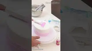 простой торт со взбитыми сливками #youtubeshort #cakedesign #cake