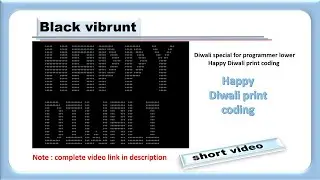 C++ print " HAPPY DIWALI " , #short, #coding,#C++,