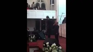 Brandon Gray singing with David Walker and High Praise