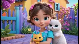 Emma Had a Tiny Cat | Pet Song for Kids | Cute Kitten Rhyme and Preschool Learning Fun
