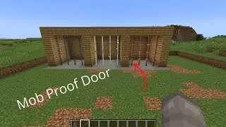 Make a Mob Proof Door in Minecraft || Minecraft Gameplay || Izhaan Gamerz #minecraft #shorts
