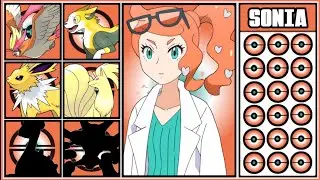 Professor Sonia Kanto Journey Pok&eacute;mon Team