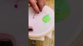 Easy Embroidery Design for Beginners# guppy grewal# angreji beat#stitching#craftvideo#shortsvideo#