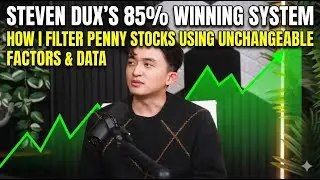 Steven Dux's 85% Winning System: How I Filter Penny Stocks Using Unchangeable Factors & Data