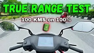 Full Charge में कितना चलेगा ATHER 450X PRO ??⚡️ 100% To 0% - KMS ?? 🪫
