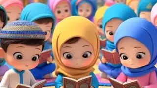 Islamic kalimas in Arabic, learn six kalimas,3d animation,ai,@Kids Channel