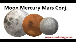 Moon Mercury Mars Conjunction. MS Astrology - Vedic Astrology in Telugu Series.