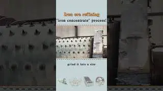 What is the technological process of iron ore extraction 